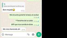 horny latina neighbor craves cock again on webcam part two