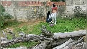 Horny Schoolgirl Craves Cock Ride in Abandoned House!