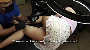 hey artist umm i'm so horny with my big ass bent over your shop