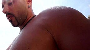 heart pounding from horny anal assfucking right on the sandy beach strand