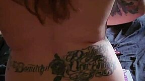 curvy redhead amateur tests vibrating toys on big natural tits and fat ass cheeks