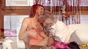 my old guy and i team up to punish her