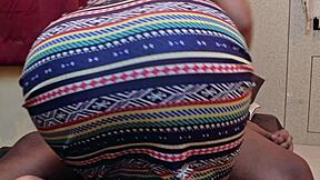 Young college Latina with huge ass rides big cock rough in bedroom