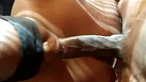 Bhumble215 Takes Massive Facial from Monster Black Cock