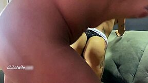 Hotwife fucks cuck's friend while he paints wall