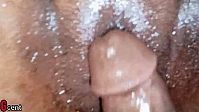 whoa her swollen pussy takes bbc pounding while another drills deep same time