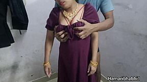 desi bhabhi aishwarya gets fucked hard in her tight velvet dress!