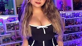 playful cute latina teases with her beautiful moves