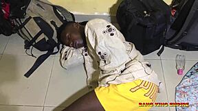 My roommate wrecked my bday girl's ebony pussy doggystyle at nysc camp