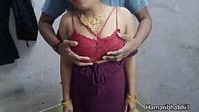 desi bhabhi aishwarya gets fucked hard in her tight velvet dress!