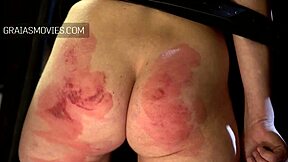 helpless blonde teen slave cries under kinky bdsm whipping and rough riding