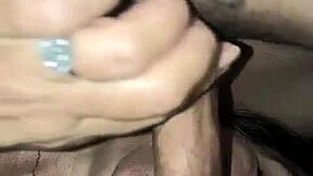 Slow motion homemade oral with mature Colombian woman