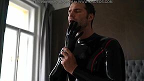 Tru Kait's horror latex threesome with monster cock