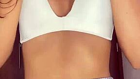 Petite Schoolgirl Teases with Nude Body Dance and Small Tits Worship