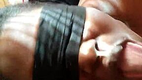 Bhumble215 Takes Massive Facial from Monster Black Cock