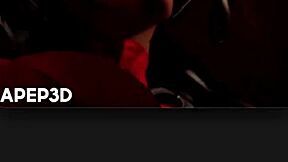 big breast loba rubs bald pussy... morrigan shakes tits... blackfire fingers stepsis compilation?