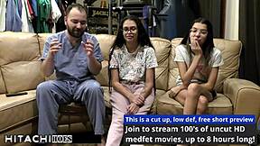 Freshman Endures Mandatory Hitachi Orgasm from Doctor Tampa