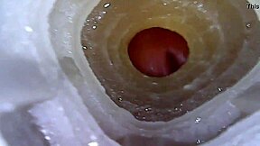 i crave this closeup inside view of my monster cock fucking and cumming in fleshlight