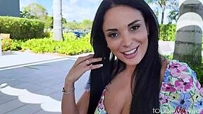 My busty wife hunts vacation cock, Anissa Kate gropes and submits fully