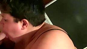 Hungarian Fat Prostitute Swallows Deepthroat Cum for Cash