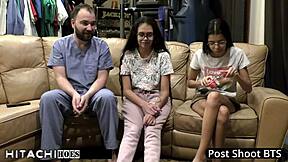 Freshman Endures Mandatory Hitachi Orgasm from Doctor Tampa