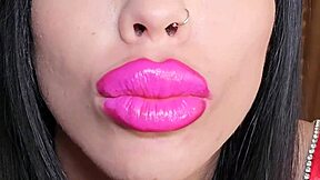 Latina bimbo deepthroats face fuck begging for thick cum facial load