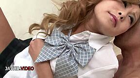 Yuno Shirasu Teases in Lingerie with Naughty Asian Teen Blowjob