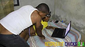 AMATEUR GHETTO BBW TAKES BIG BLACK COCK DOGGYSTYLE WITH GAPING CREAMPIE SQUIRT