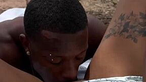 busty brunette latina bounces on cock for risky outdoor pov nature ride