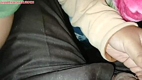 Hot Indian Wife Blowjobs and Fucks Hard Under Snowy Blanket!