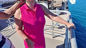 stepmom flashes big tits publicly remembering steplad vacation beach fun