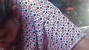 Hey, check out my mother-in-law's insane blowjob skills up close and raw