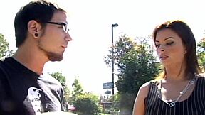 brutish boy laps and rams brunette mom's shaved slit