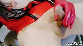 miyuki's amateur shemale body dominated hard