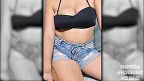 stepmom catches peeping stepson and milks his cock with hot handjob tease