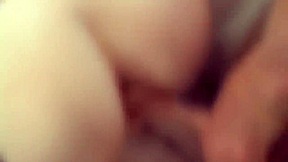 Blonde milf haley scott spreads cheeks wide for deep anal gaping on bed