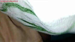 Hot Indian Wife Blowjobs and Fucks Hard Under Snowy Blanket!