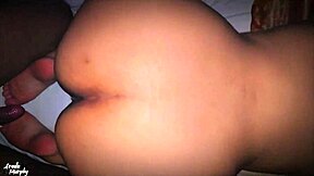 Best Friend's Juicy Latina Wife Bent Over for Intense Doggystyle Creampie