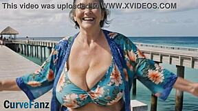 Vintage Curvy Hotwife's Saggy Tits and Fat Body Beg for Retro Action