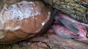 mmm thick bitch's hairy wet pussy drips as she craves every inch of hungry cock 😩🍆