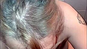 oui maitre! soumise esclave begs for cumshot facial after doggystyle pounding!