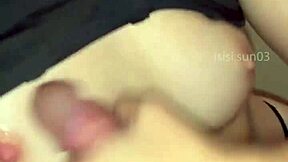 a nervous skinny 18yo nerd shakes while trying blowjob casting on webcam