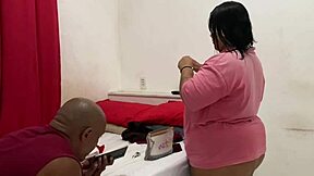 playing with my uncle till he gives me his milk