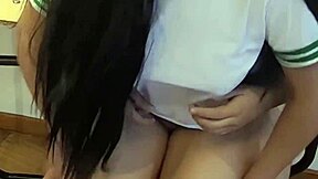 Schoolgirl Girlfriend Rides Me Cowgirl in Classroom Sex Video
