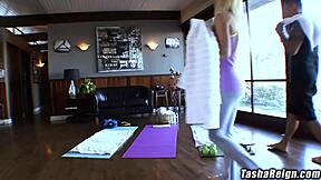 i love tasha reign's naked yoga ass cummed by keni styles