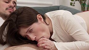 Juicy teen secretary licks boss pussy then takes cum career boost 4k