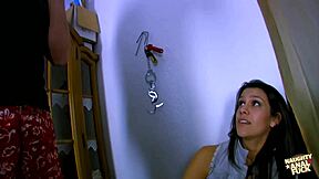 sexy french babe's puffy small tits fucked doggystyle by ugly guy