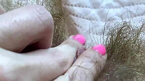 Extreme Closeup of Huge Clitoris Rubbing to Dripping Orgasm
