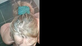 oui maitre! soumise esclave begs for cumshot facial after doggystyle pounding!