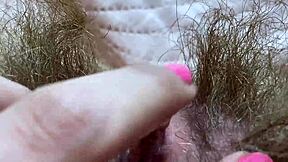 Extreme Closeup of Huge Clitoris Rubbing to Dripping Orgasm